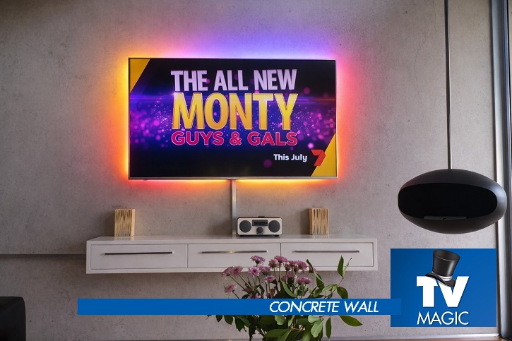 Bias concrete wall