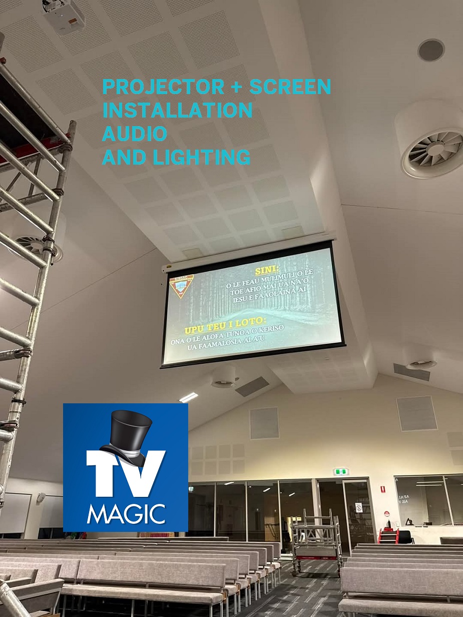 Commercial Projector installation 2025