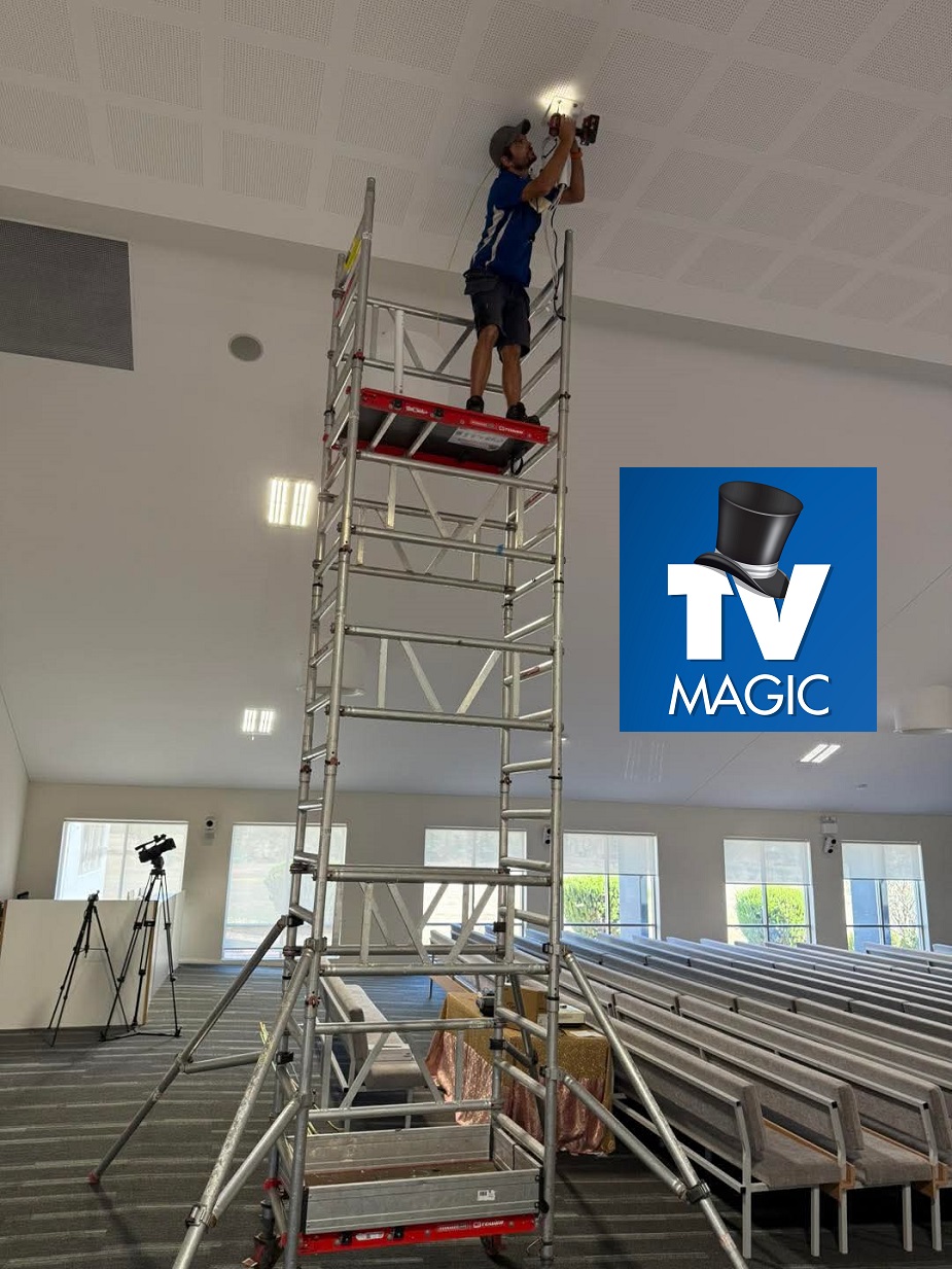 Commercial Projector installation by Alex 2025