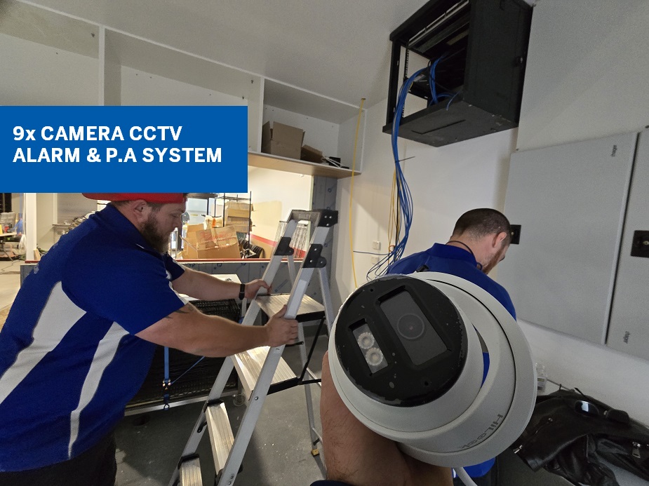 Crusty Devils CCTV installation 2025