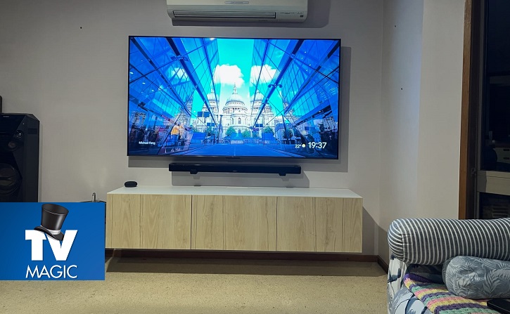 Floating Cabinet and Soundbar 2025