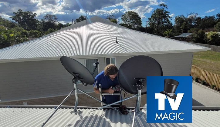 Satellite Dish Installation1